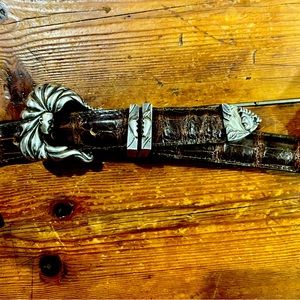 Kokopelli Designs Genuine Designer Leather Belt